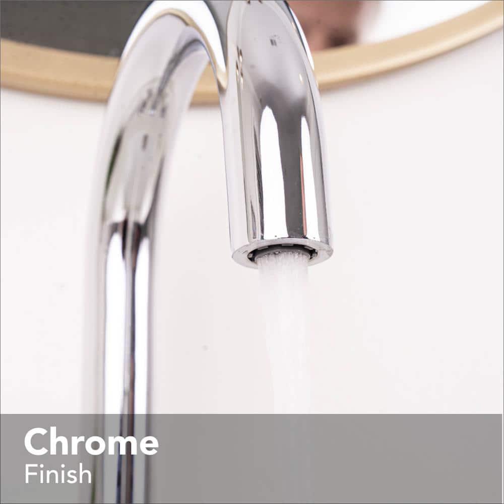 EZFLO Metro Collection 8 in Widespread 2Handle Bathroom Faucet with 5050 Popup in Chrome