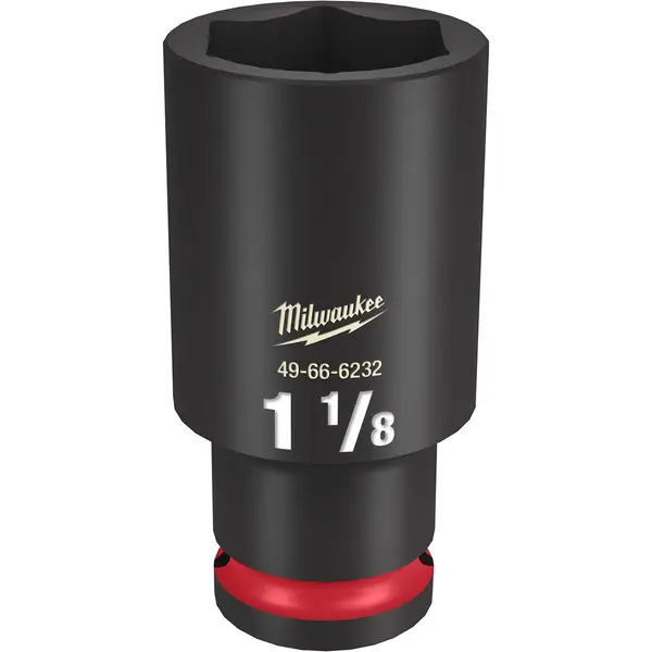 Milwaukee 1/2 Drive 1-1/8 Deep 6 Point Socket