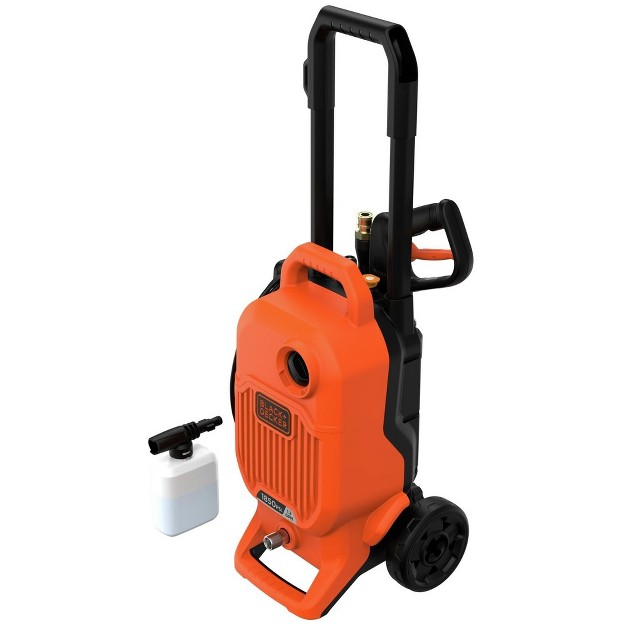 Black amp Decker Bepw1850 1850 Max Psi 1 2 Gpm Corded Cold Water Pressure Washer