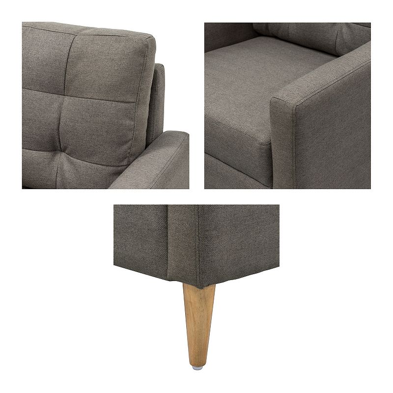 510 Design Dani Tufted Back Arm Accent Chair