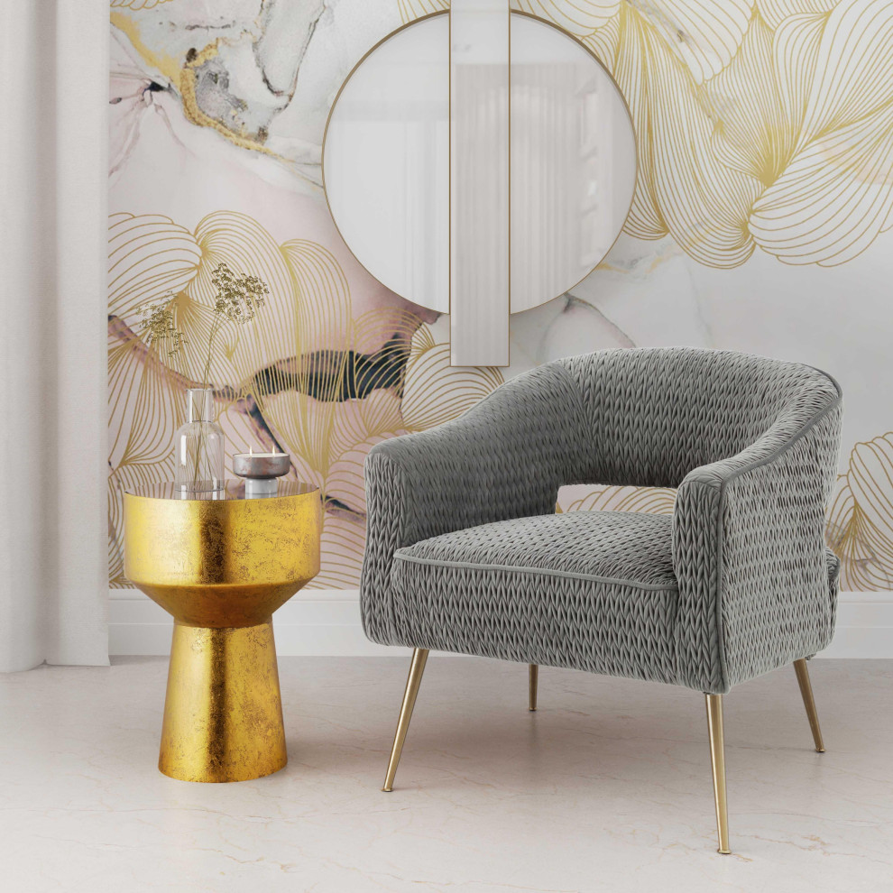 Diana Accent Chair by Inpsire Me Home Decor   Midcentury   Armchairs And Accent Chairs   by TOV Furniture  Houzz