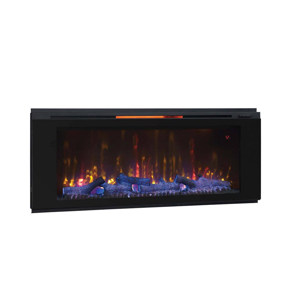 Classic Flame Helen 48 in. Wall-Mount Electric Fireplace in Black 48HF320FGT