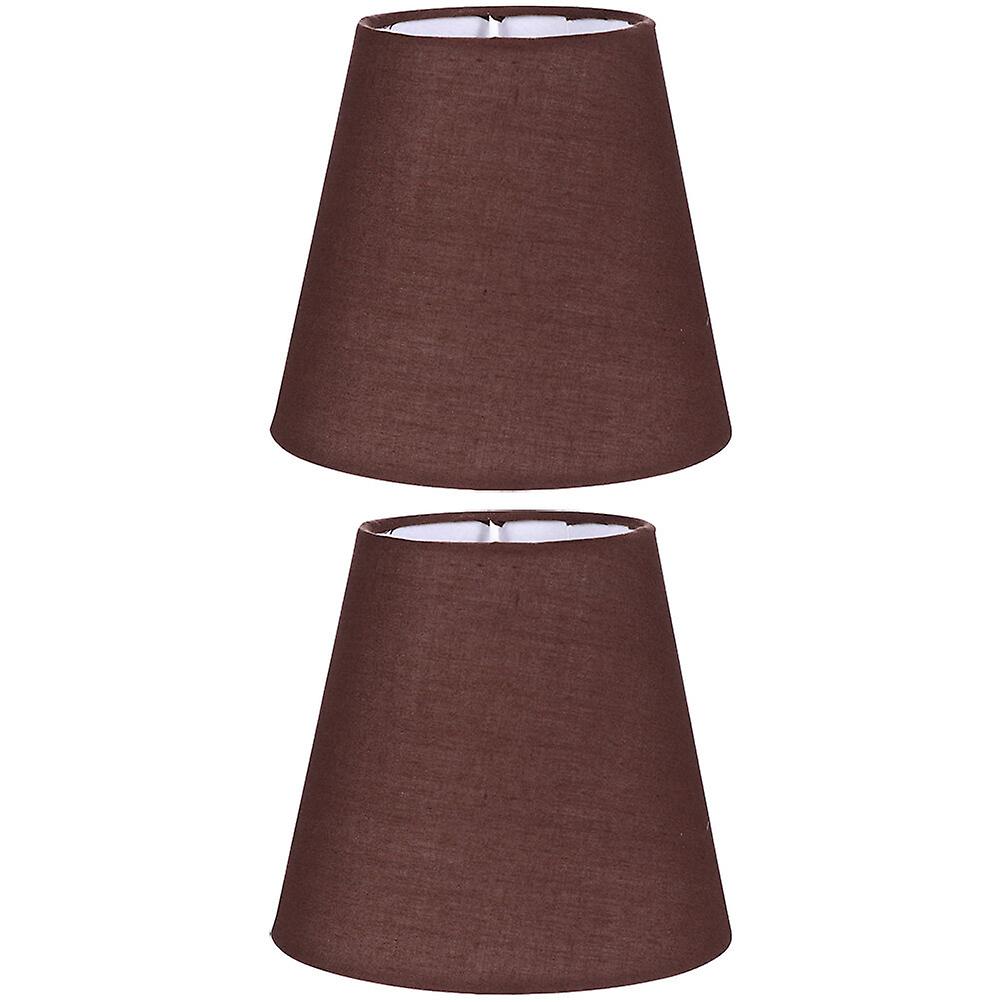 2pcs Rustic Lampshade Table Lamp Cover Replacement Chandelier Floor Light Lamp Shade