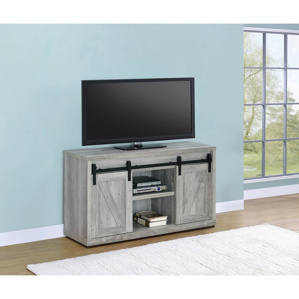 Corvallis 48 inch TV Console with 2 Sliding Doors