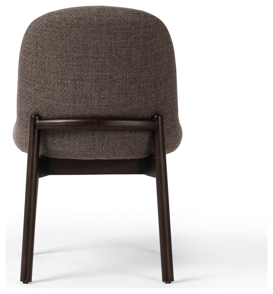 Sora Armless Dining Chair Gibson Mink   Midcentury   Dining Chairs   by Zin Home  Houzz