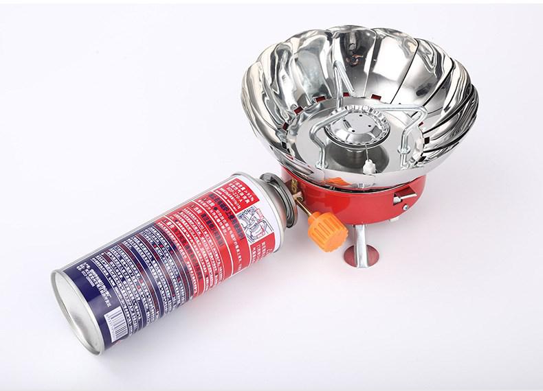 Mini Gas Burner Folding Outdoor Cooking Stove Butane Cooker Camping Windproof