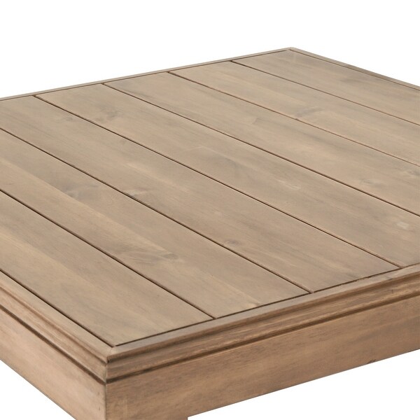 Westchester Outdoor Acacia Wood Square Coffee Table by Christopher Knight Home