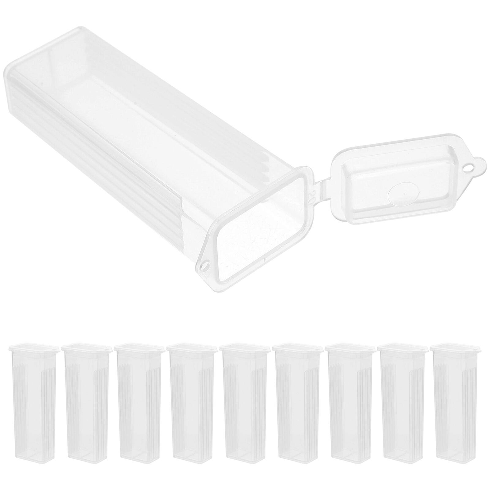 10 Pcs Slide Cases 5 Slides Pathological Boxes Opening Slide Mailers For Supplies