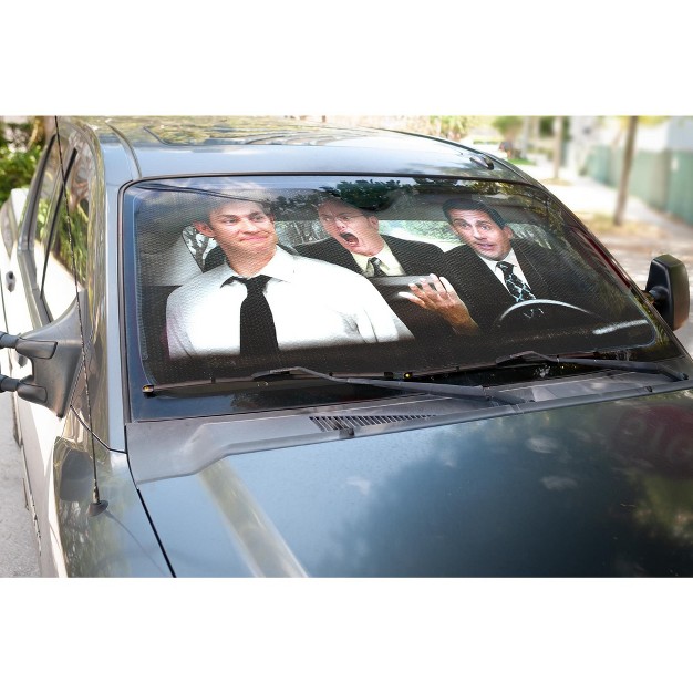 Just Funky The Office Sun Visor For Car Windshield 57 X 28 inch Window Shade For Car