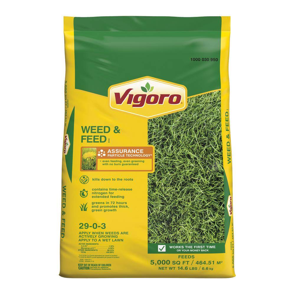 Vigoro 14.6 lbs. 5000 sq. ft. Weed  FeedI Weed Killer Plus Lawn Fertilizer 52210