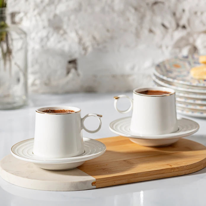 Karaca Tiryaki Set Of 2 Double Coffee Cups 153.03.07.9568