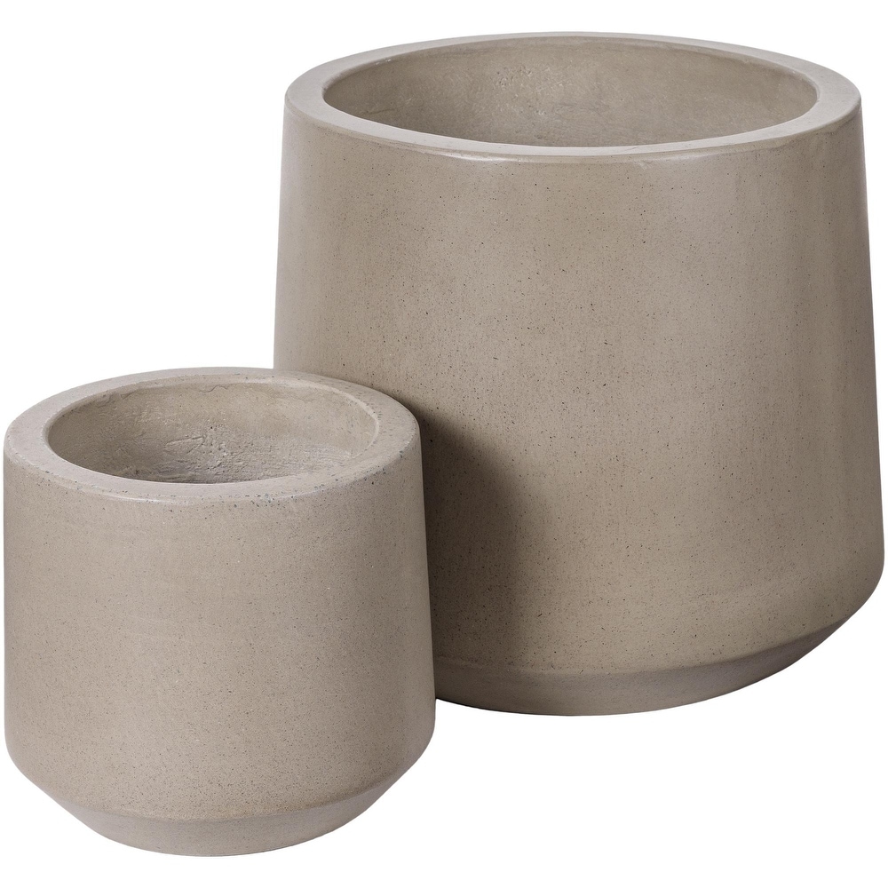 Katjay Concrete Planter Set   13\