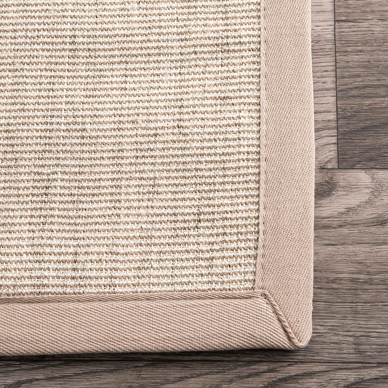 nuLOOM MaryJo Framed Sisal Rug