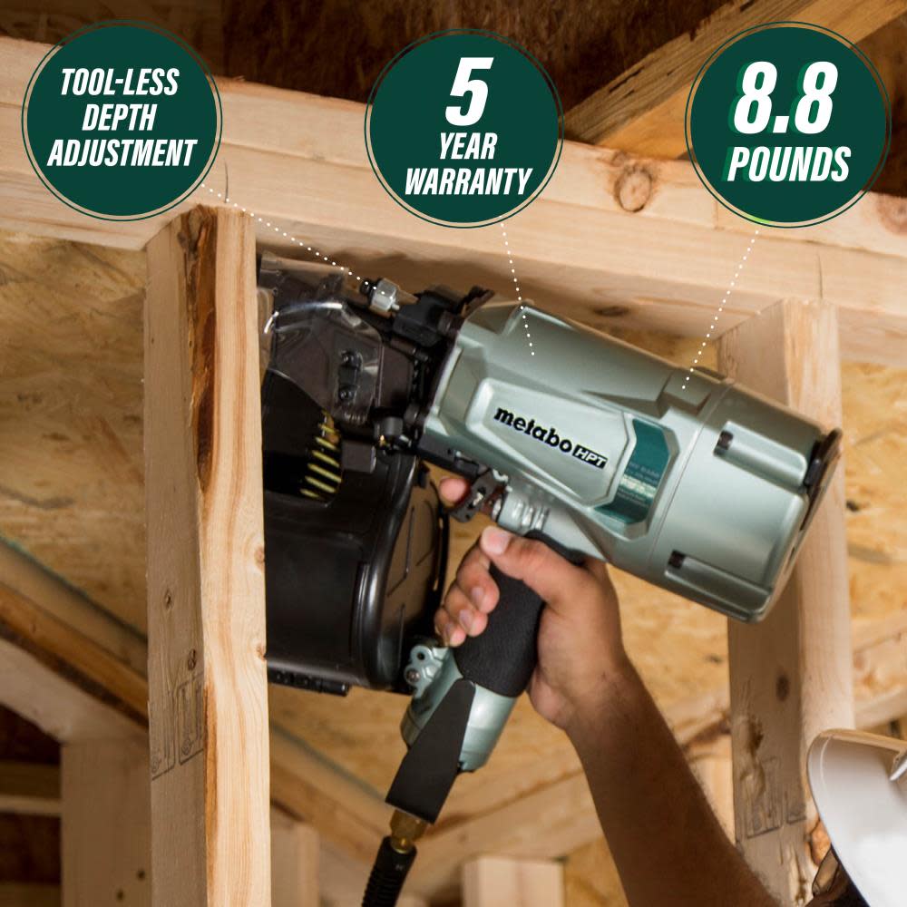 Metabo HPT 3-1/4-in Coil Framing Nailer ;