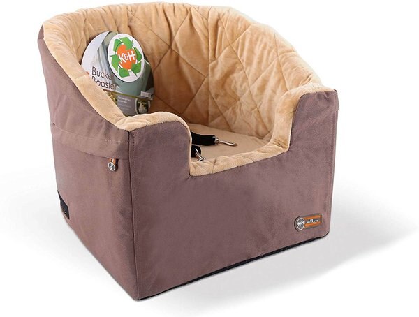 KandH Pet Products Bucket Booster Pet Seat， Tan