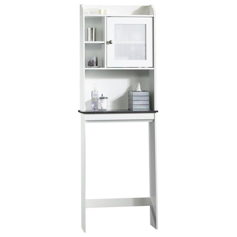 Over the Toilet Bathroom Storage， Space Saver， Sauder， White