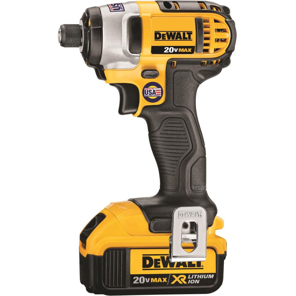 DW 20V MAX Lithium Ion Impact Driver Kit DCF885M2 from DW