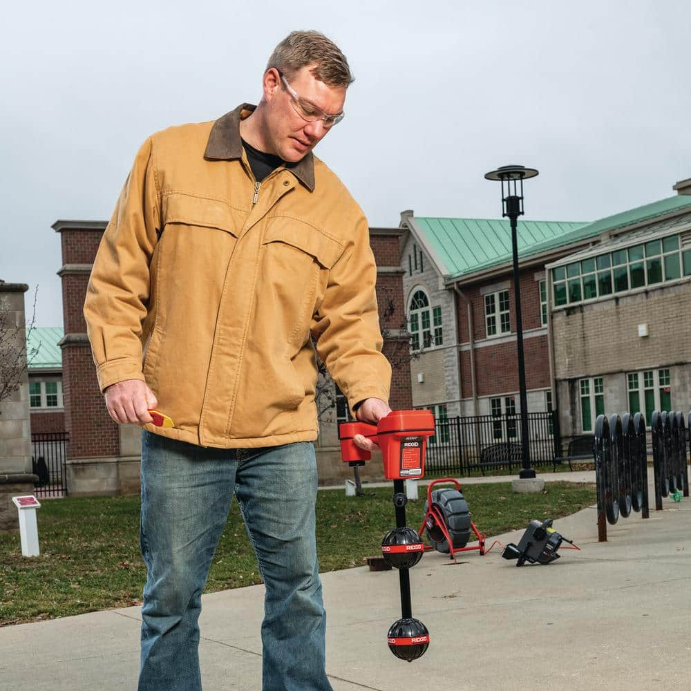 RIDGID NaviTrack Scout Underground Sonde and Cable Locator, Multidirectional Locating Device, Battery Operated or Rechargeable 19238