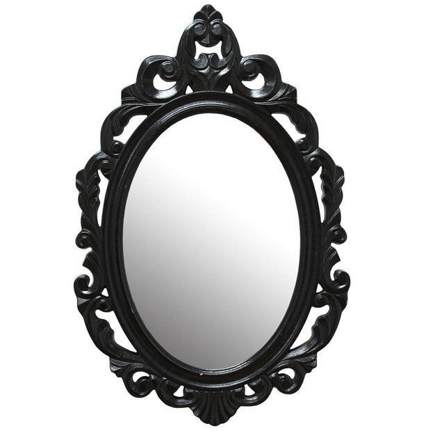 X 23 25 quot Baroque Mirror Black Stratton Home D cor