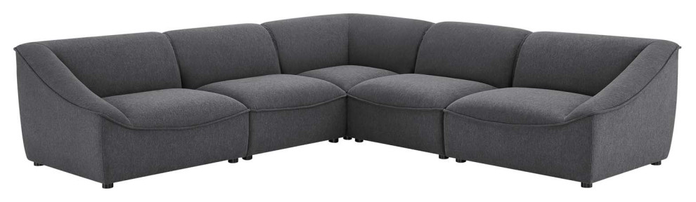 Comprise 5 Piece Sectional Sofa   Transitional   Sectional Sofas   by Modway  Houzz