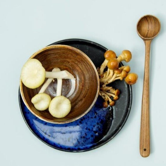 Wooden tea scoop spoon