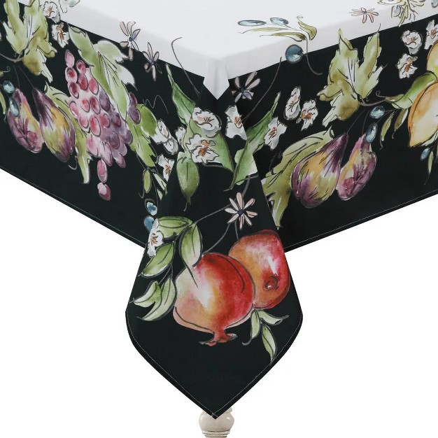 Laural Home Tuscan Fruit Sketch Rectangle Tablecloth