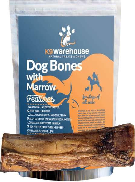 K9warehouse Beef Marrow 5-6-in Dog Bone Treats