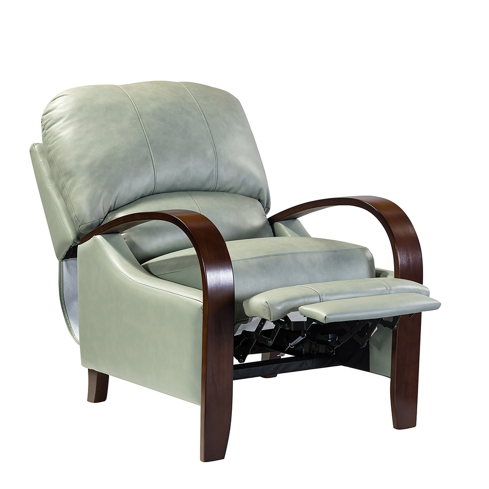 Alexandra Genuine Leather Manual Recliner