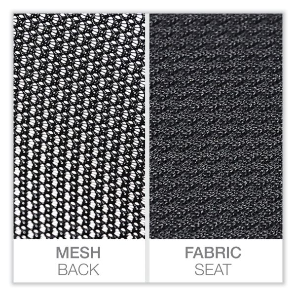 Workspace by Alera Mesh Back Fabric Task Chair， Supports Up to 275 lb， 17.32