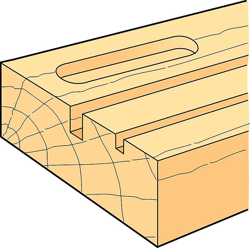 Trend 4/2 x 1/4 TCT Two Flute Cutter 16.0mm x 19mm TRE4214TC