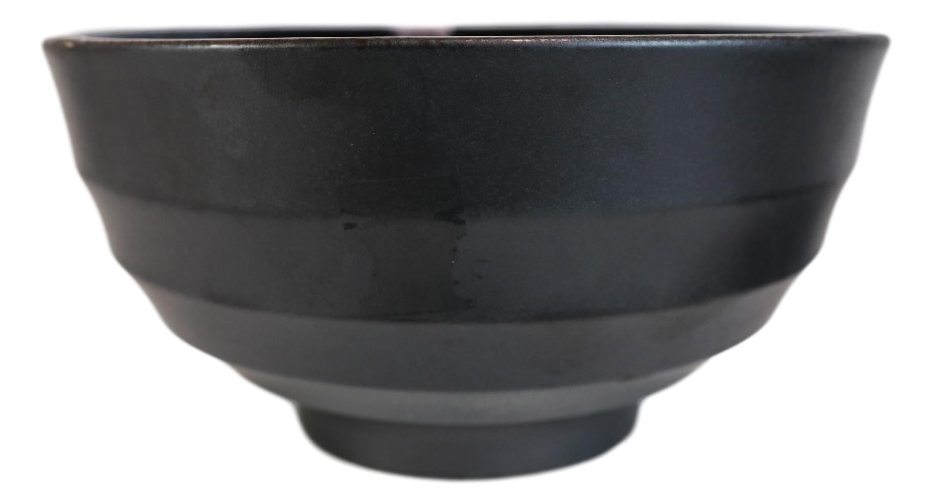 Pack Of 5 Ceramic Zen Blue Donburi Noodles Cereal Rice Soup Dinner Bowls 38oz