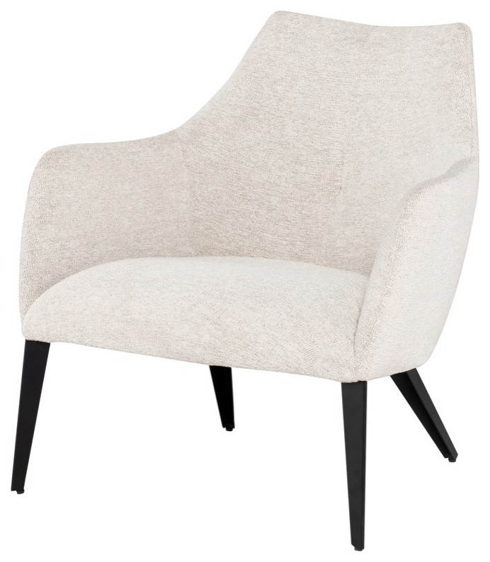 Mabyn Occasional Chair Shell Boucle   Midcentury   Armchairs And Accent Chairs   by Rustic Home Furniture Deco  Houzz