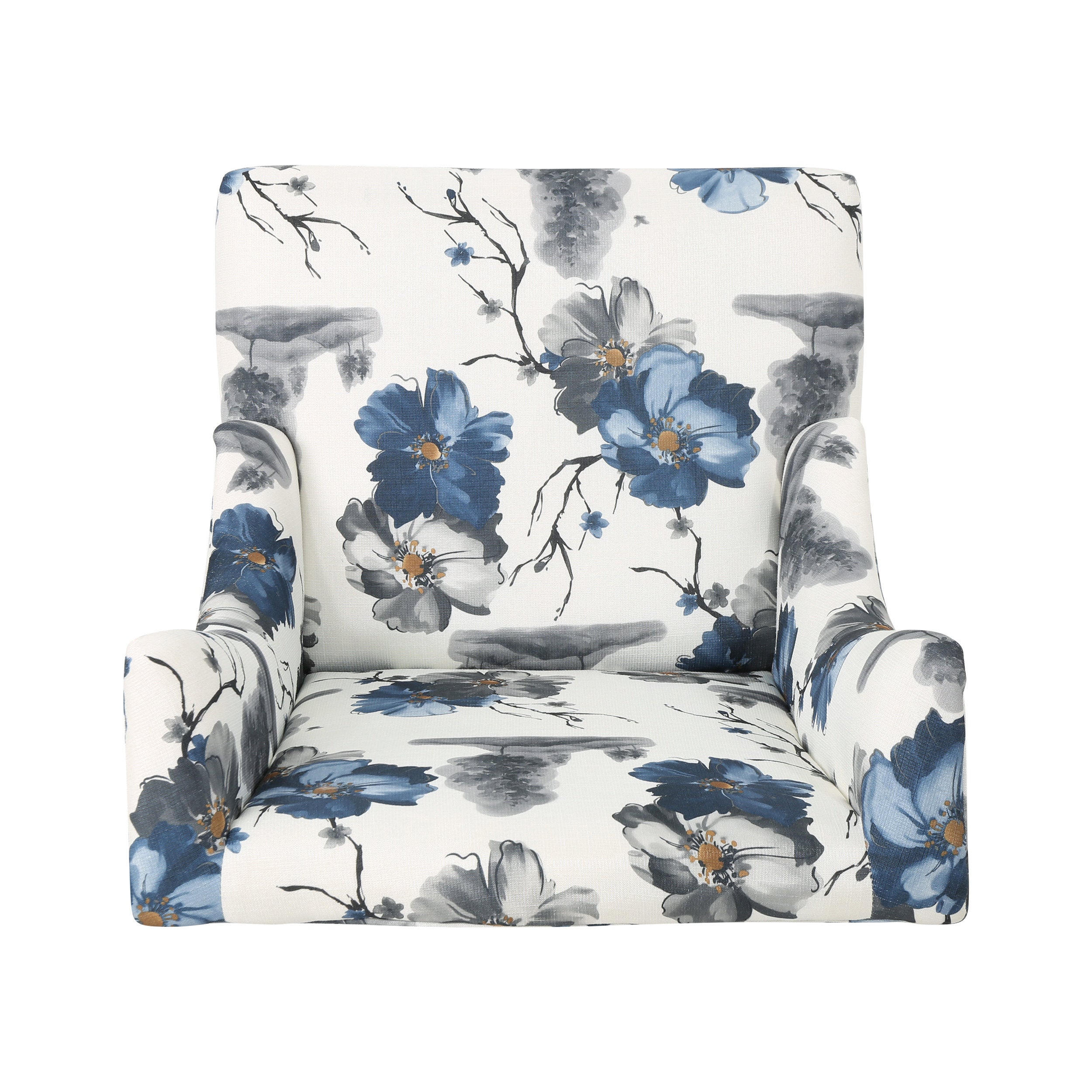 Alonso Wingback Fabric Club Chair