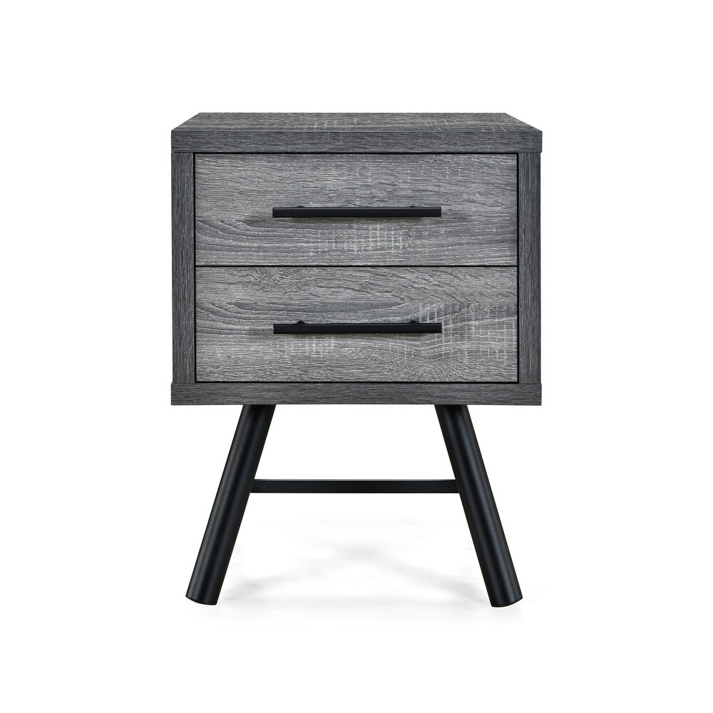 Burgoyne Mid Century Modern Nightstand by Christopher Knight Home