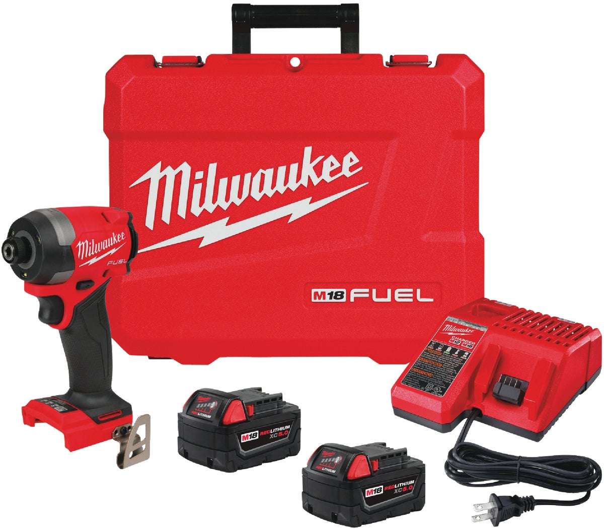 MW M18 FUEL XC Lithium-Ion Brushless Cordless Impact Driver Kit 1 4 In. Hex