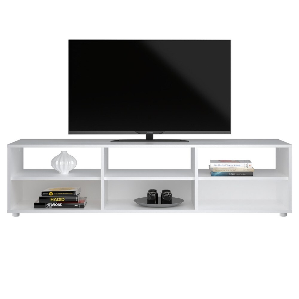 Porch   Den Media 6 Shelf TV Stand