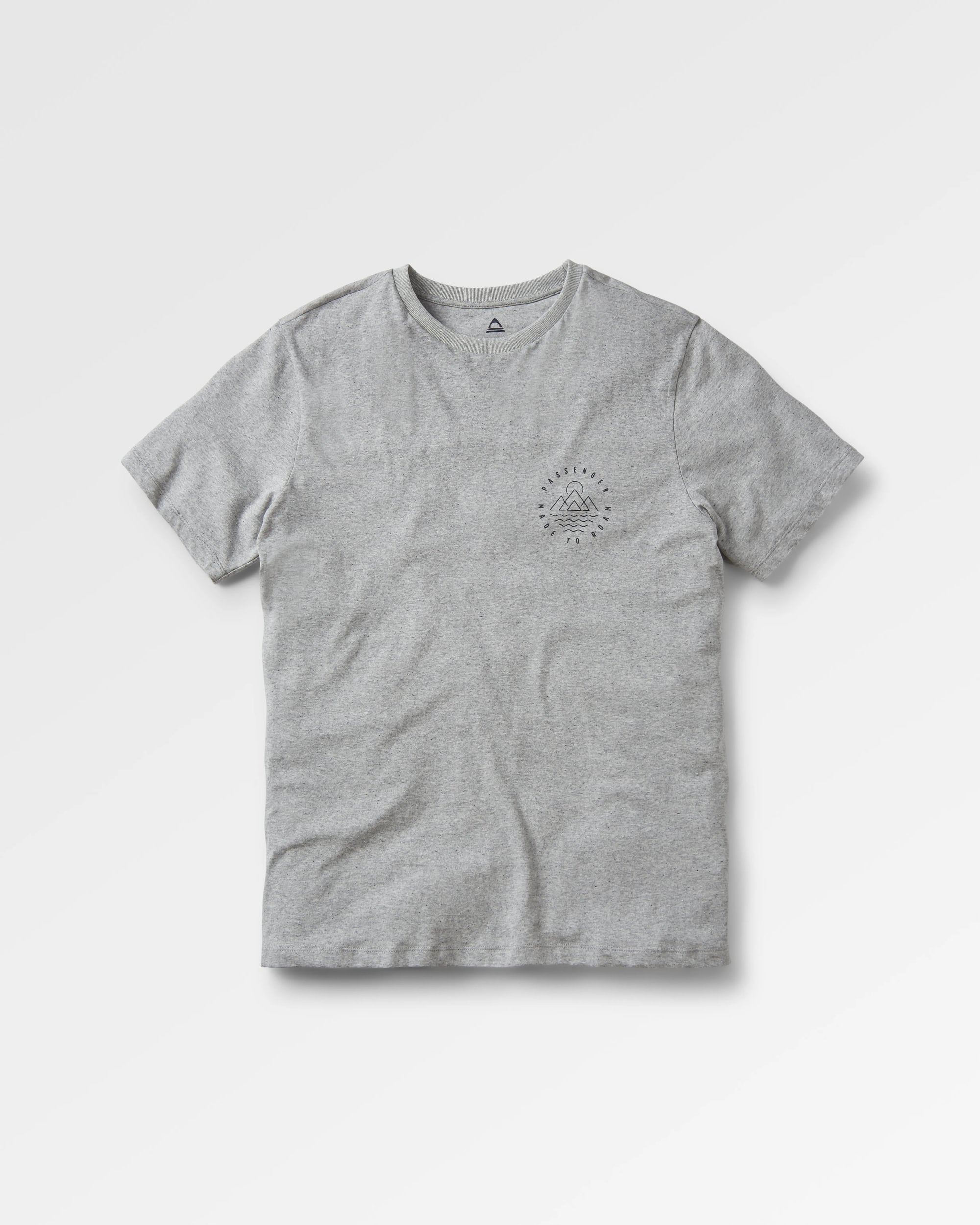 Escapism Recycled Cotton T-Shirt - Grey Marl