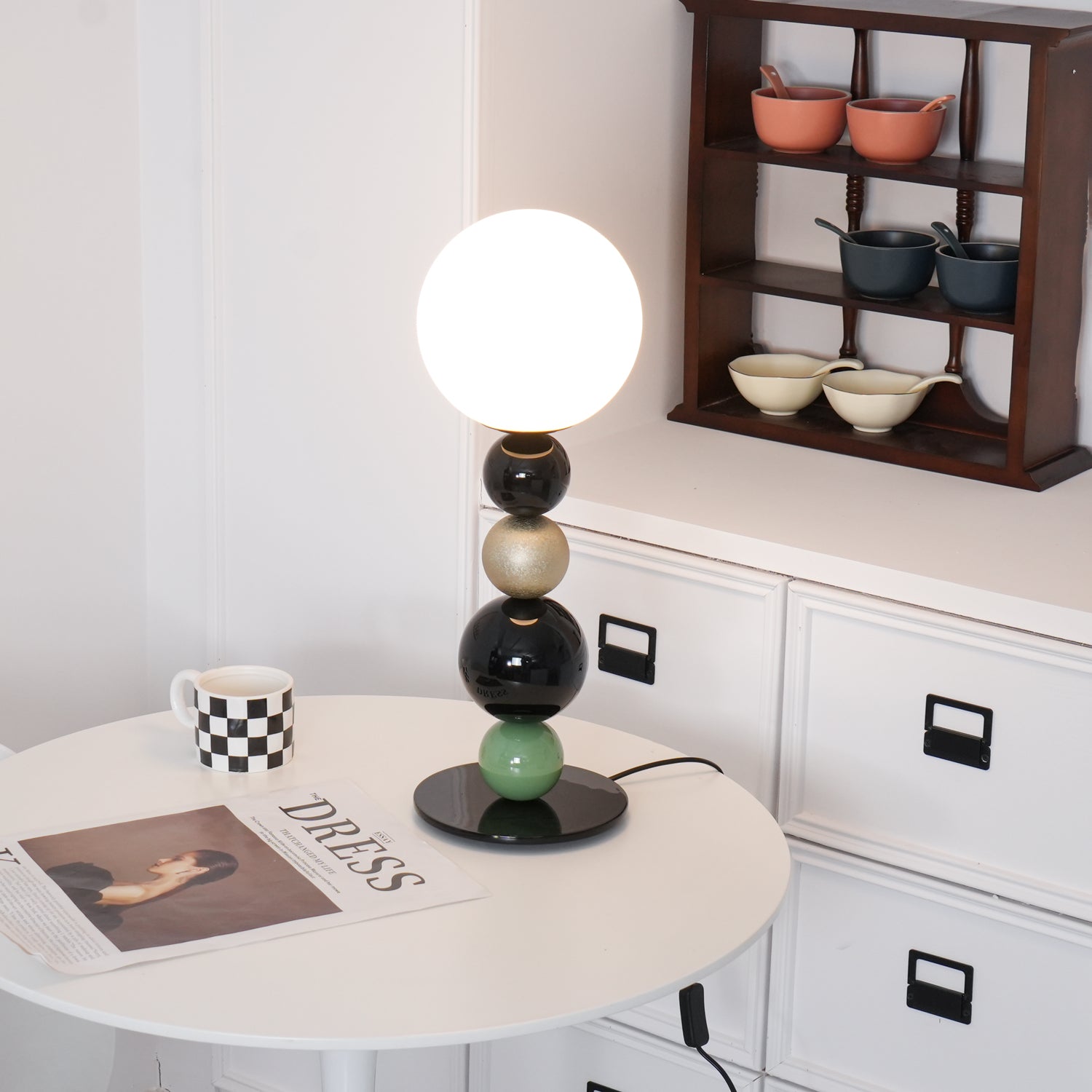 Round Balls Stacking Table Lamp