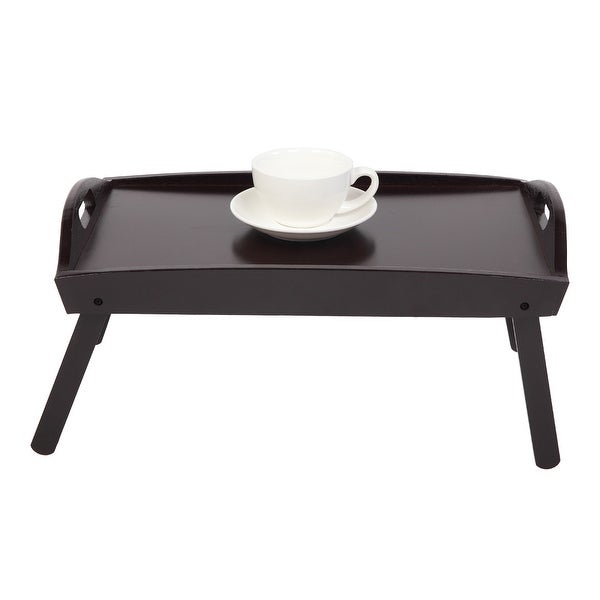 Bamboo Bed Tray Table - Lap Tray Table for Breakfast in Bed