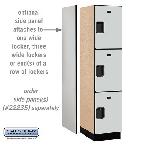 Salsbury Industries 18 Wide Triple Tier Designer ...