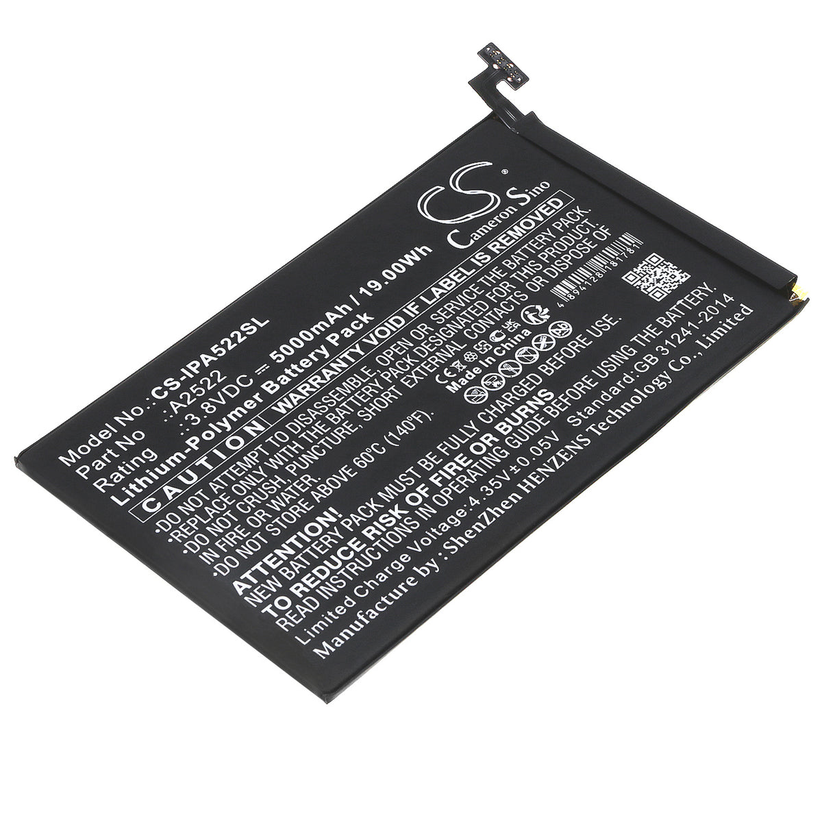 Apple A2567 A2568 A2569 iPad Mini 6 Tablet Replacement Battery BatteryClerkcom Tablet