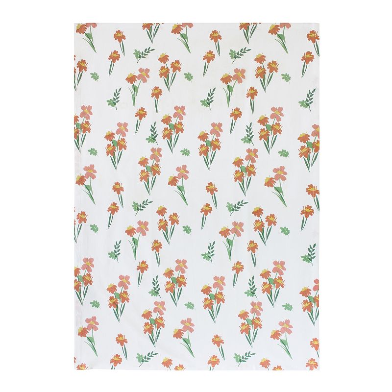 Floral Plaid Tea Towel (set Of 3)