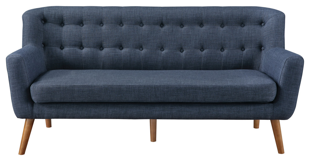 Mill Lane Mid Century Modern 68 quotTufted Sofa   Midcentury   Sofas   by Office Star Products  Houzz