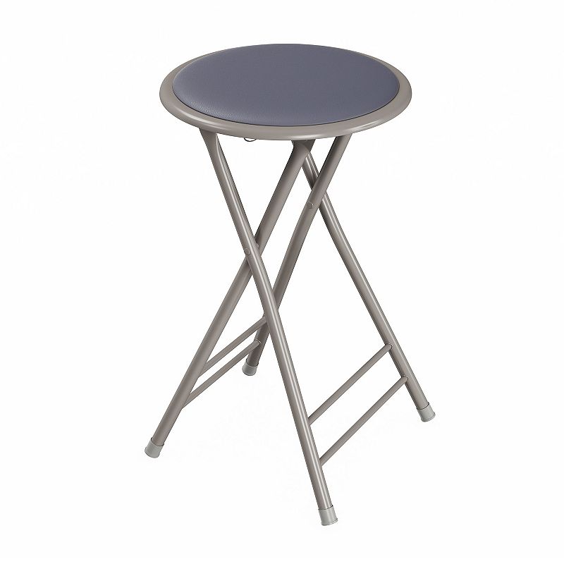 Lavish Home 24-in. Heavy-Duty Folding Stool