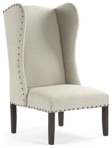 Agostino Wingback Chair   Transitional   Armchairs And Accent Chairs   by Rustic Home Furniture Deco  Houzz