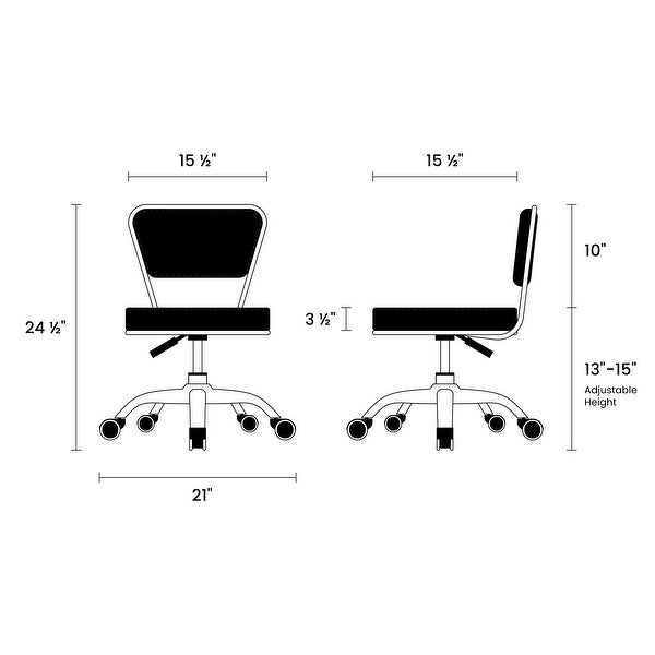 Dayton Short Stool Adjustable 13