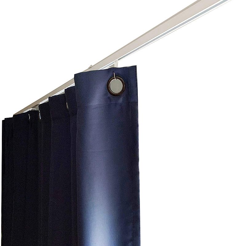 Wall Mounted Curtain Track for Small Spaces