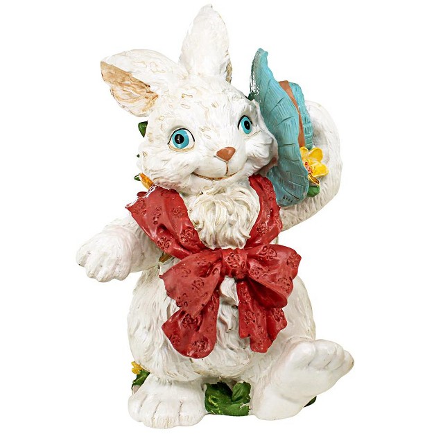 Design Toscano Constance With Her Easter Bunny Bonnet Rabbit Statue