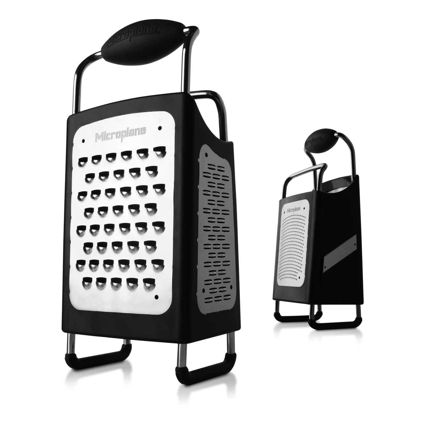 Microplane Black Plastic/Stainless Steel 4 Sided Box Grater