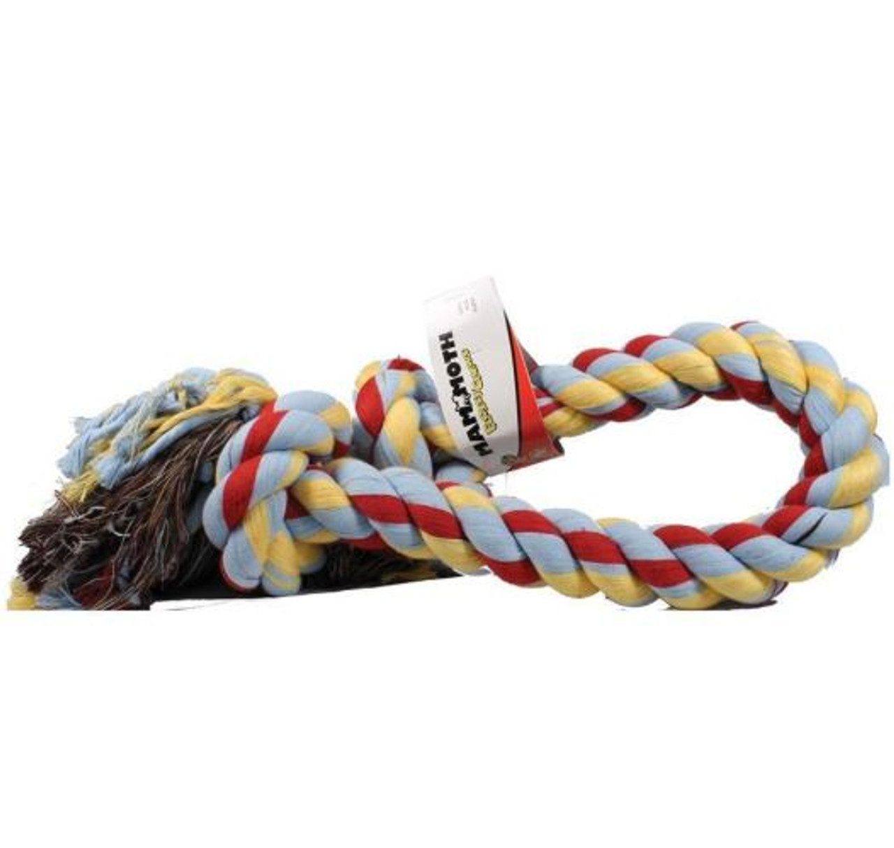 Mammoth Flossy Chews 2 Knot Rope Tug Dog Toy， 48